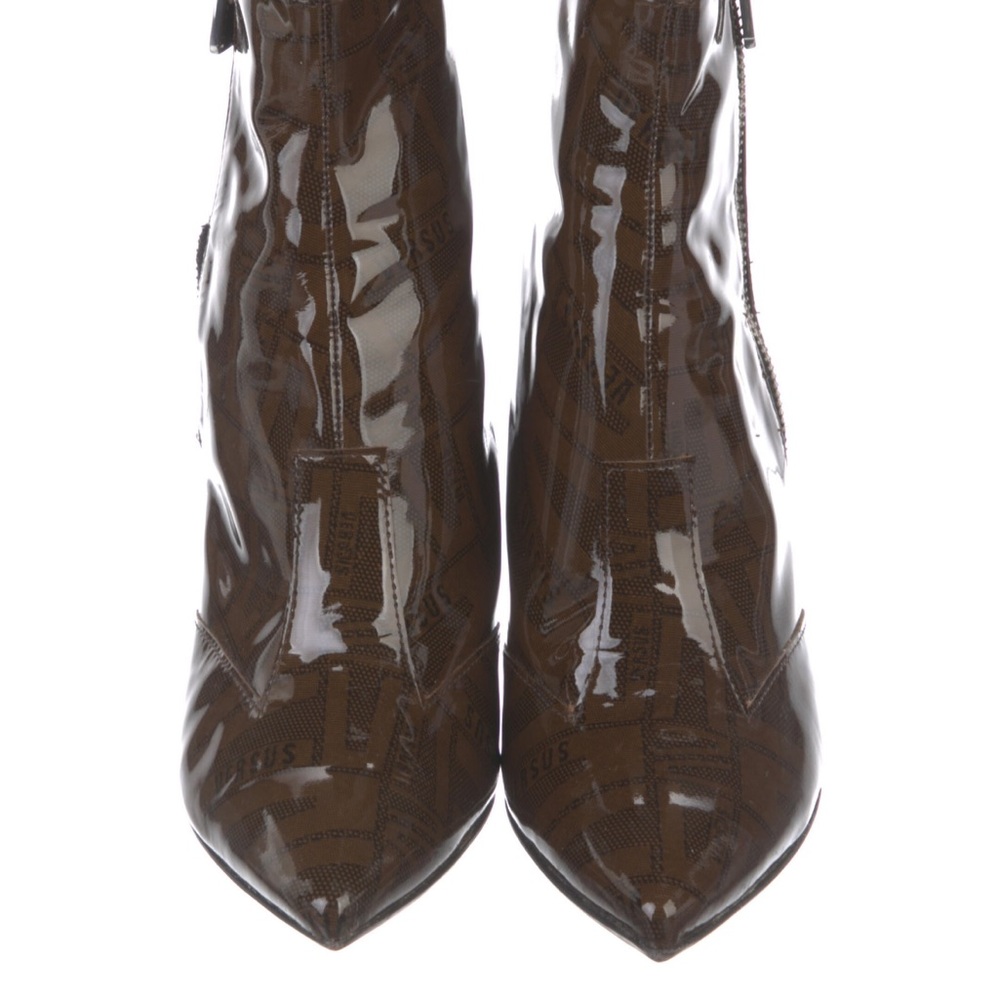 Authentic Versace Point Toe Booties - image 3